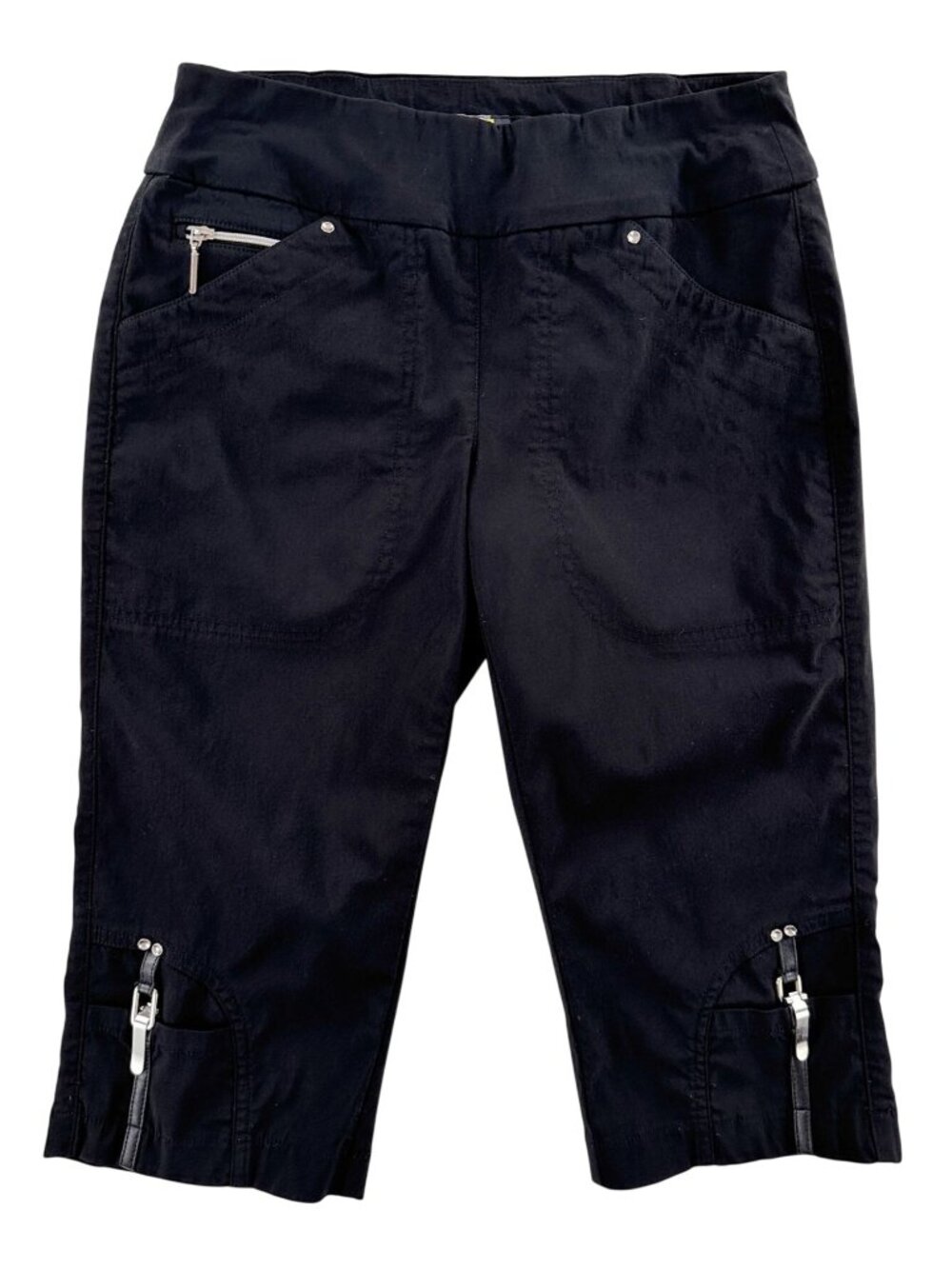 Jamie Sadock Black Crop Capri Golf Pants 2